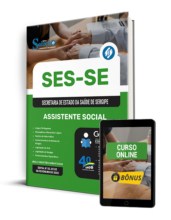 Apostila SES SE 2025 Assistente Social Banca Mouraria
