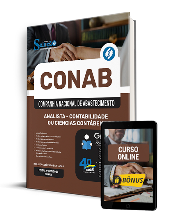 Apostila CONAB 2025 - Analista - Contabilidade ou Ciências Contábeis ...